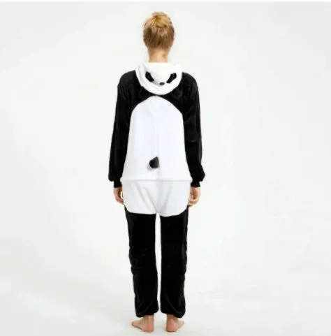 3D panda cartoon pajama girl