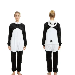 3D panda cartoon pajama girl