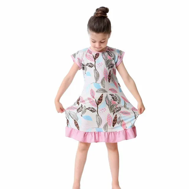 3D Printing Pajamas Children Clothes Children Pajamas Dresses Baby Girls Pajamas Pajamas