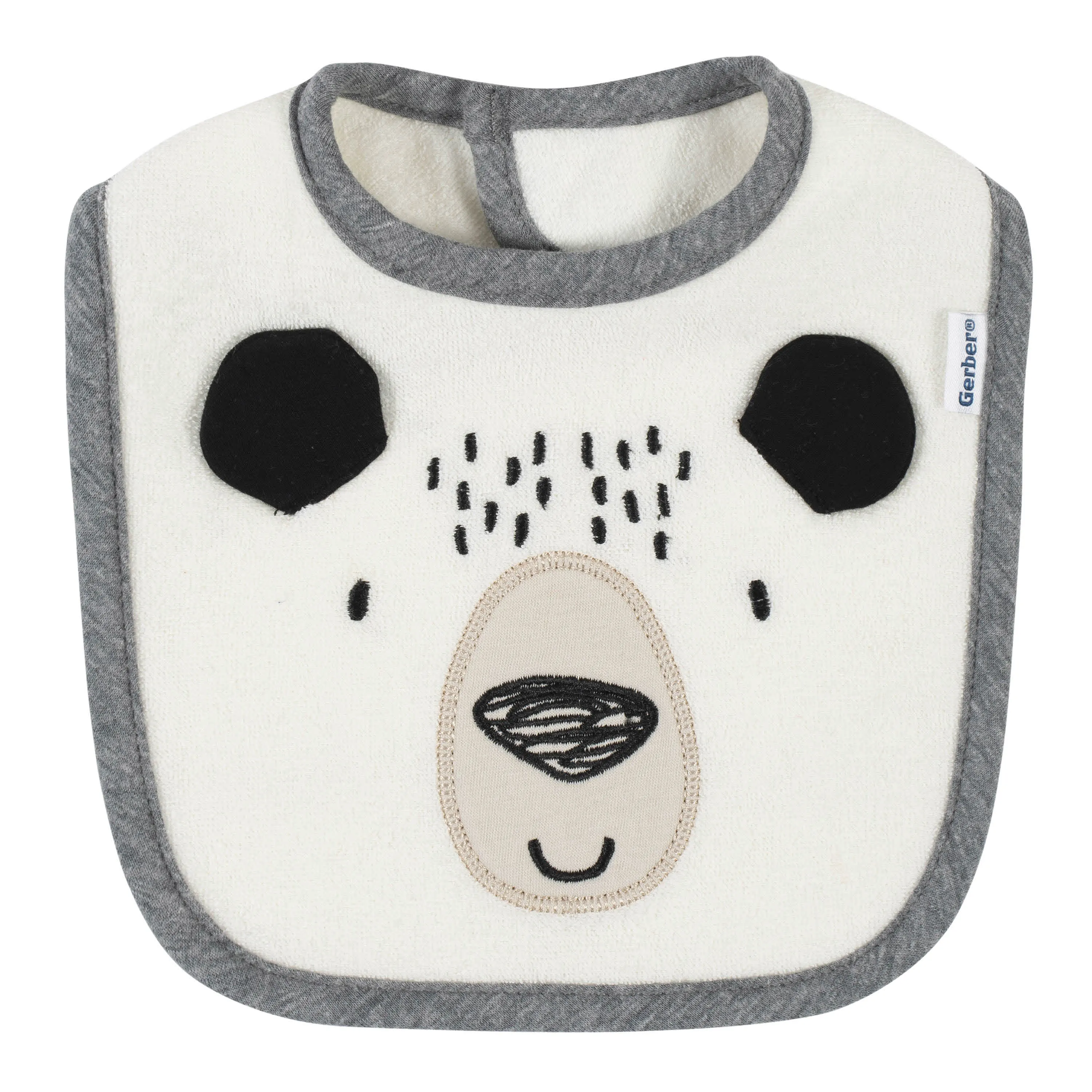 4-Pack Baby Boys Bear Bibs