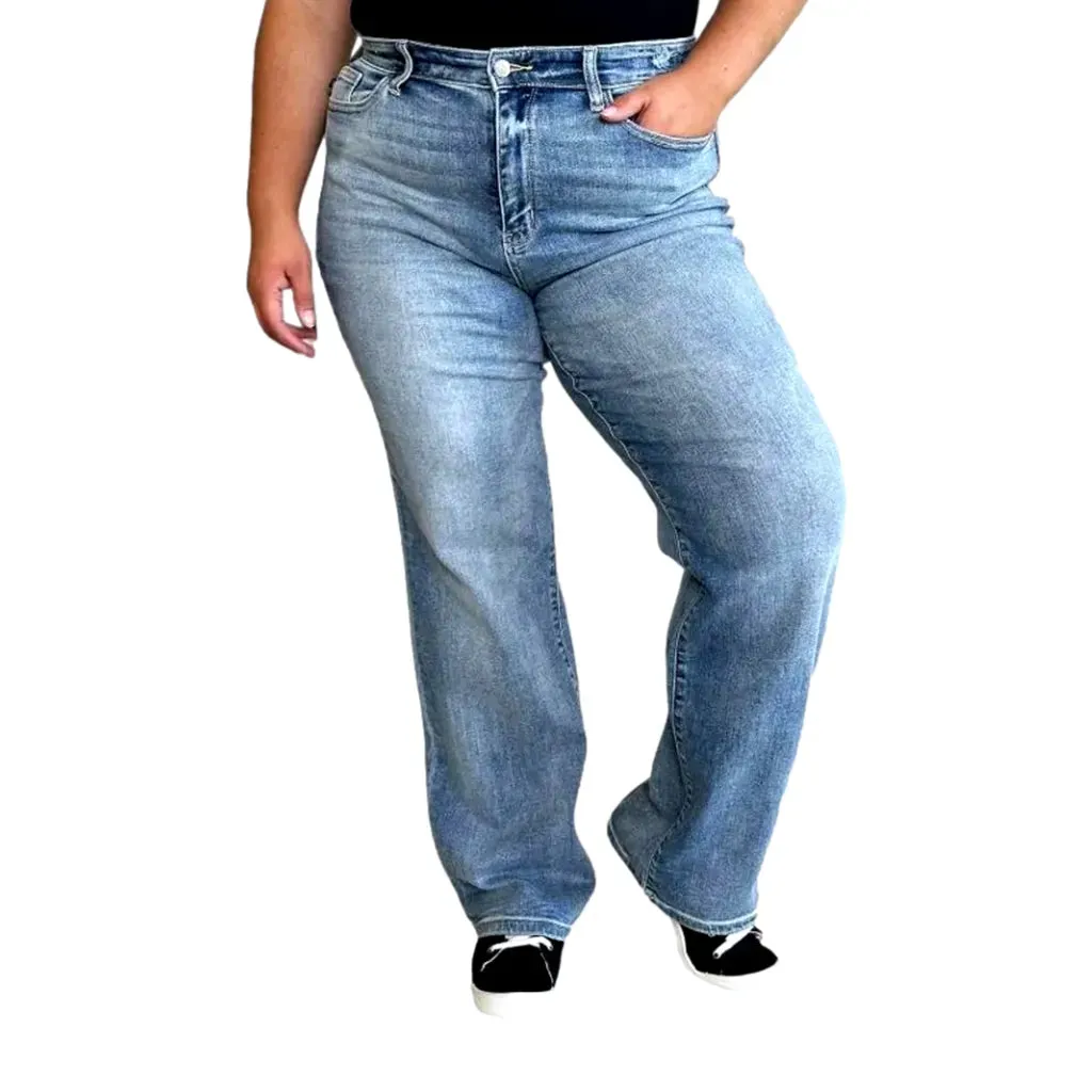 90s whiskered jeans
 for women