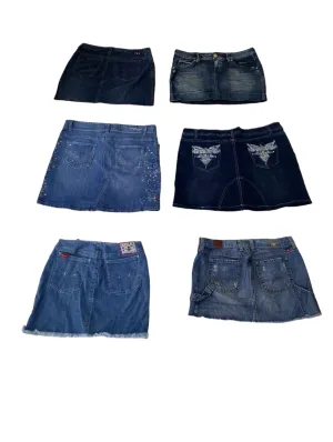 Aesthetic mini/midi Denim Skirts Mix - 15 Pcs - 31/3/24