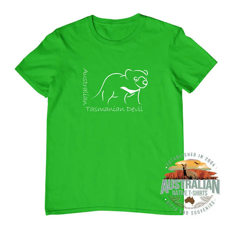 Australian Tasmanian Devil Childrens T-Shirt (Colour Choices)