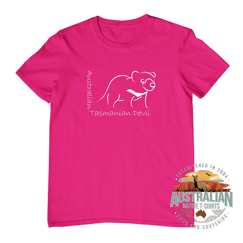 Australian Tasmanian Devil Childrens T-Shirt (Colour Choices)