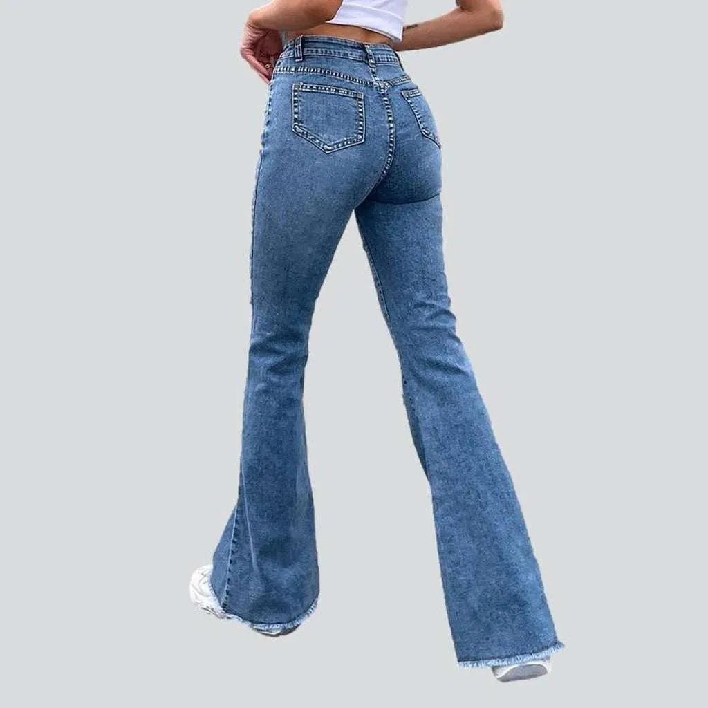 Boot-cut jeans for women