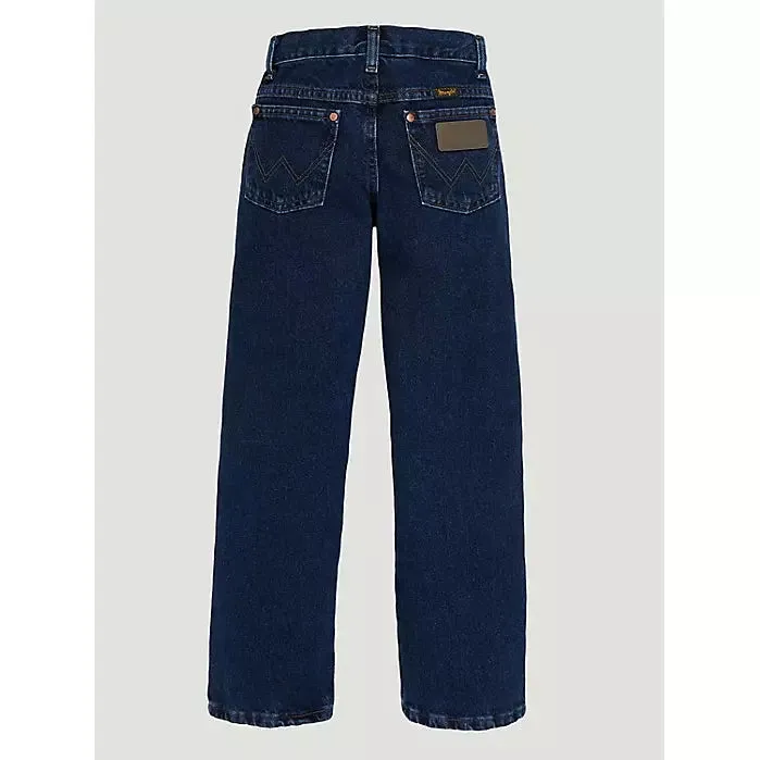 BOY'S WRANGLER® COWBOY CUT® ORIGINAL FIT JEAN IN DARK INDIGO