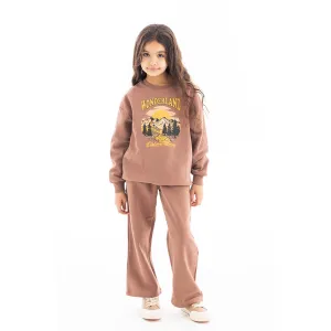 Girls' Pajamas Set - Cocoa