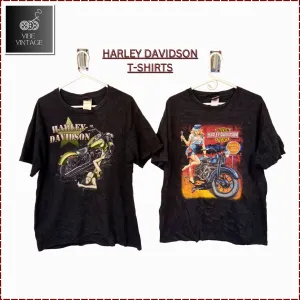 HARLEY DAVIDSON T-SHIRTS (BUNDLE 1) - 50 PCS