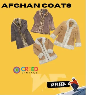 HE107 Mix Afghan Coats for Winter - 08 Pcs