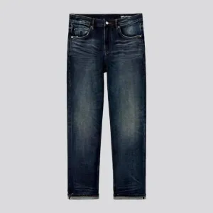 High-waist 16oz selvedge jeans for men