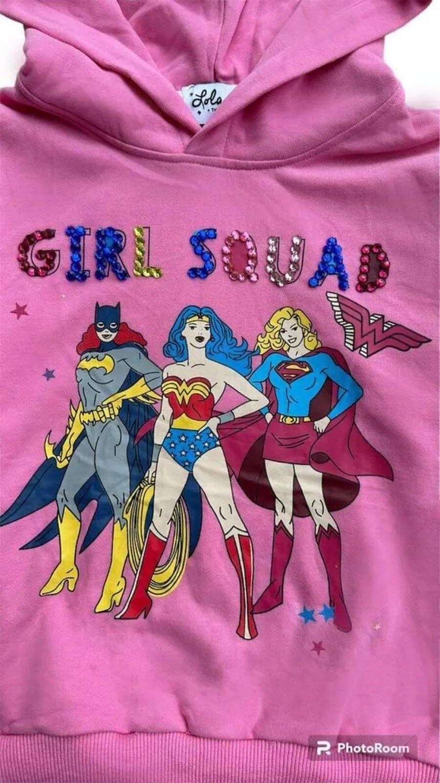 Lola and The Boys Wonder Woman Girls Squad Lounge Set