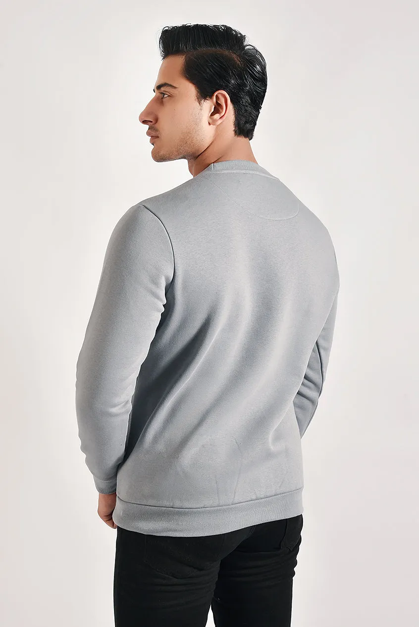 Men Grey Comfort Sweat Shirt