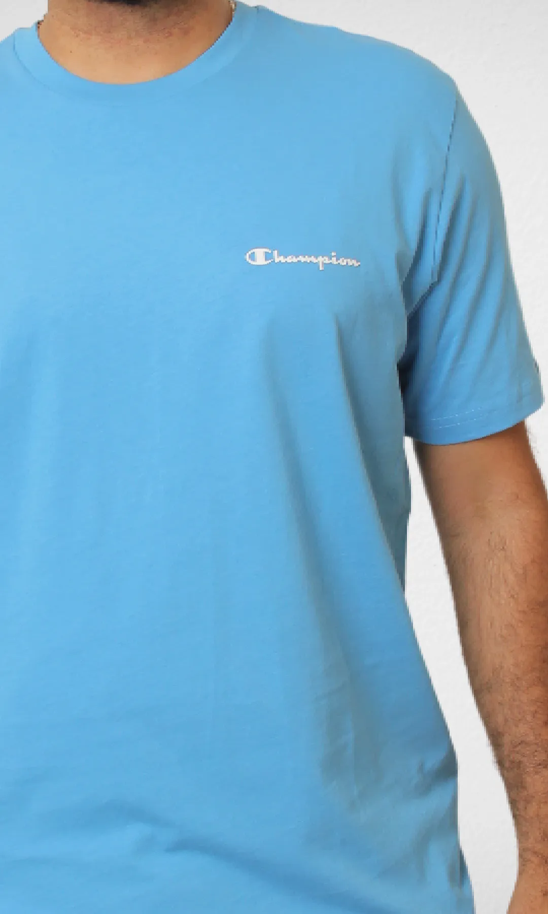 Men T-shirt Champion (Baby Blue)