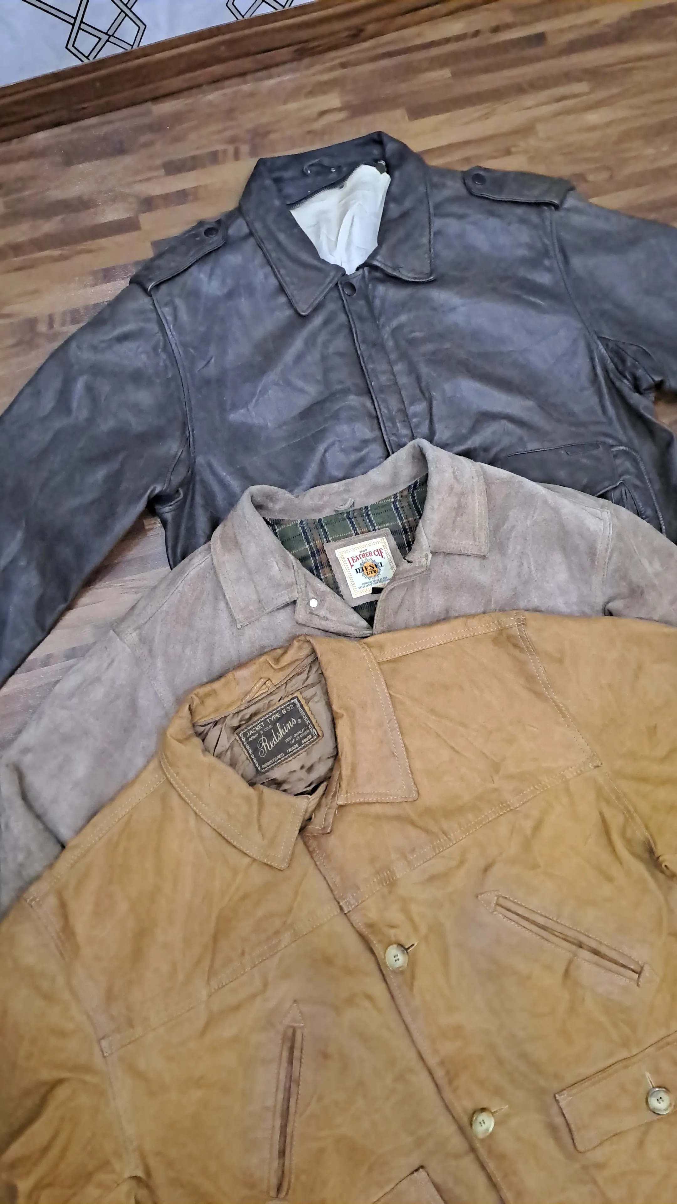 Mens vintage leather jackets