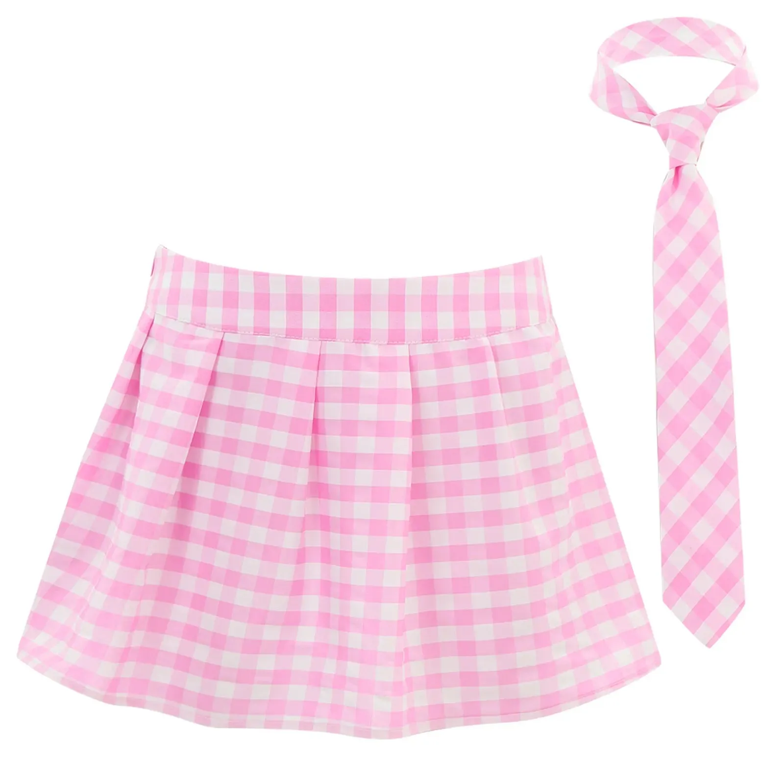 Mini Skirt   Necktie Set