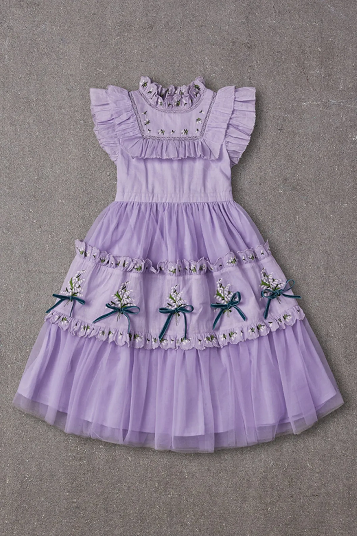 Nellystella Julianna Girls Dress - Purple Haze