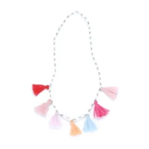 Peppercorn Kids Multi-Color Tassel Necklace