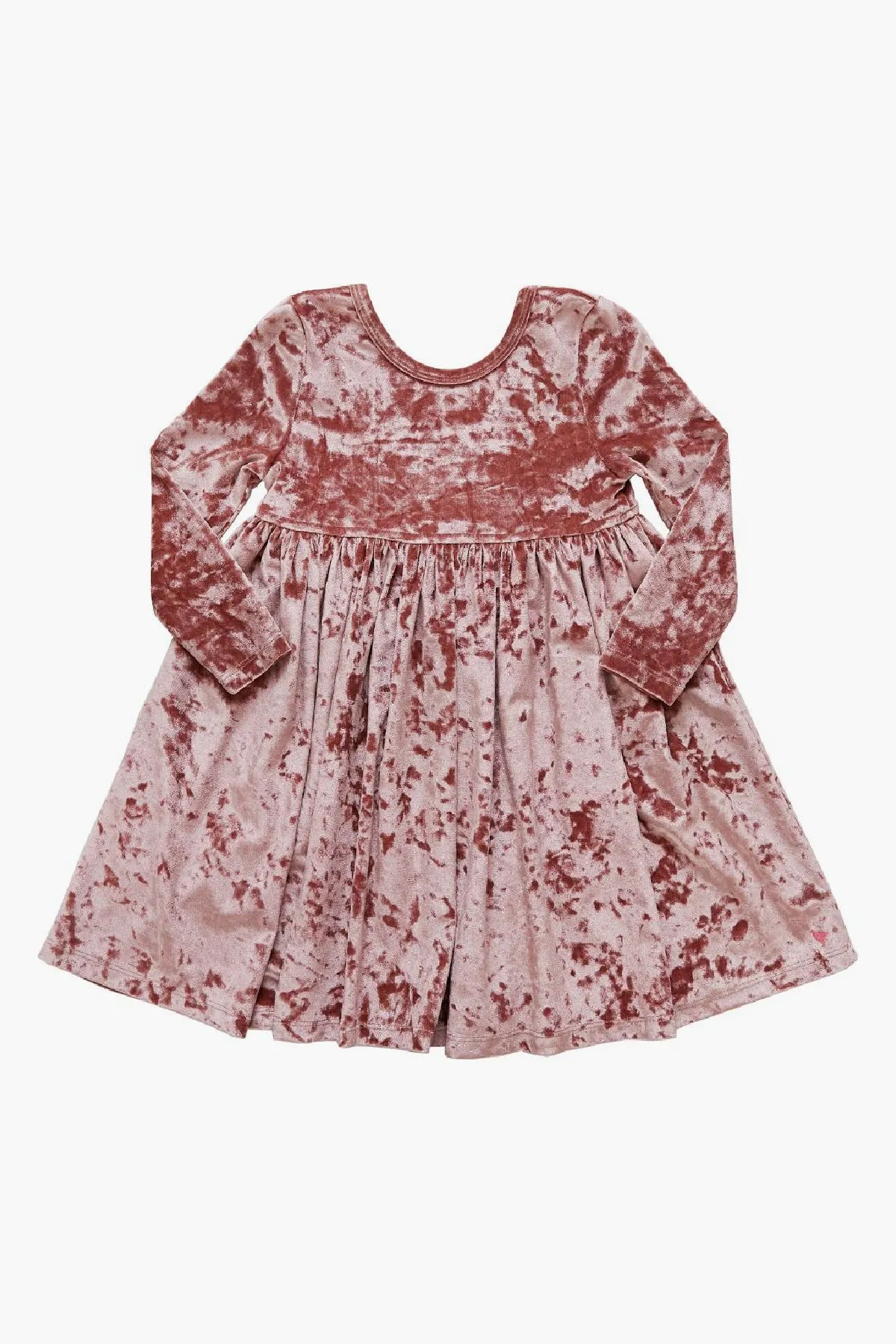 Pink Chicken Girls Dress Steph Mauve Velvet (Size 12 left)