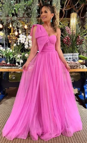 Pink Prom Dresses, 2023 Prom Dresses, Long Prom Dresses     S1497