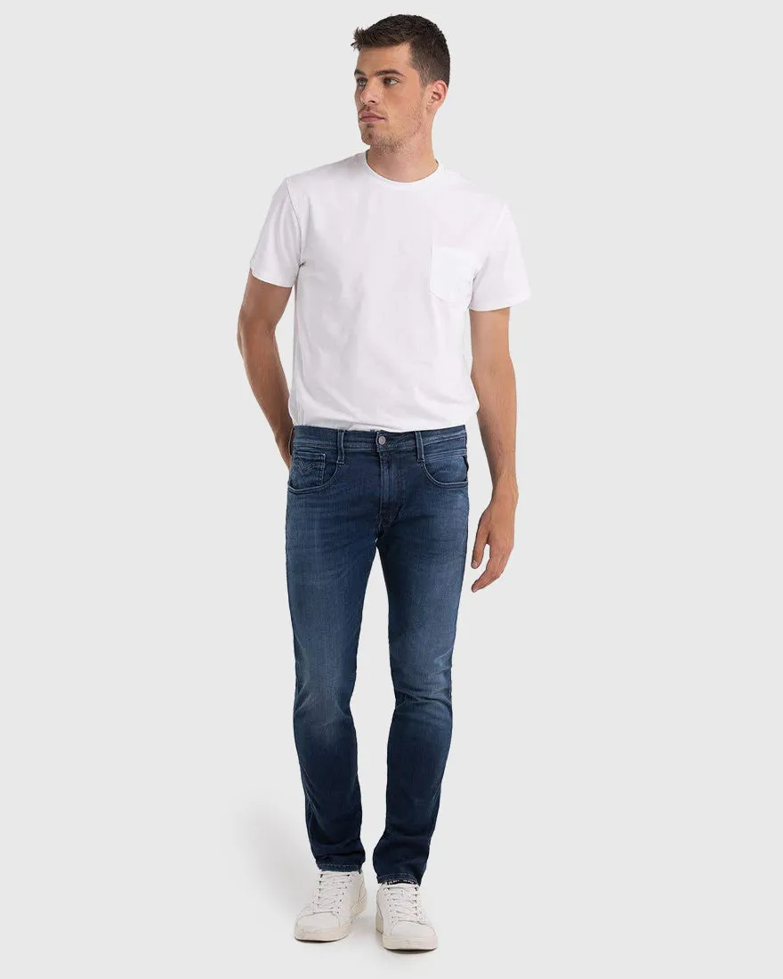 REPLAY RE05661M914 BLUE ANBASS HYPERFLEX JEANS