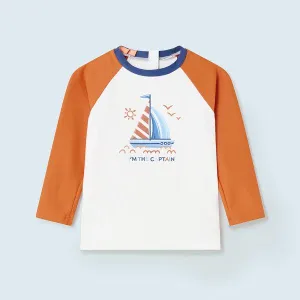 ROUND NECK LONG SLEEVE T-SHIRT FOR BABY BOYS