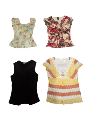 Sleeveless Appealing Blouses/Tops - 14 pcs - 23/9/24