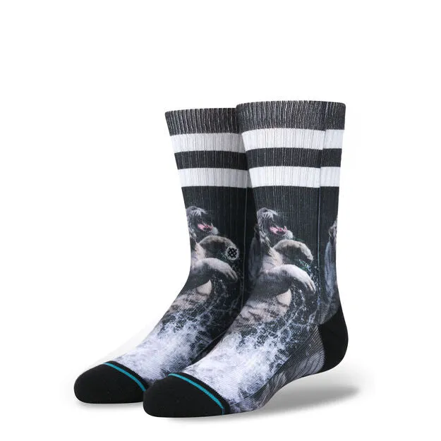 Stance Khan Boys Crew Socks - Black