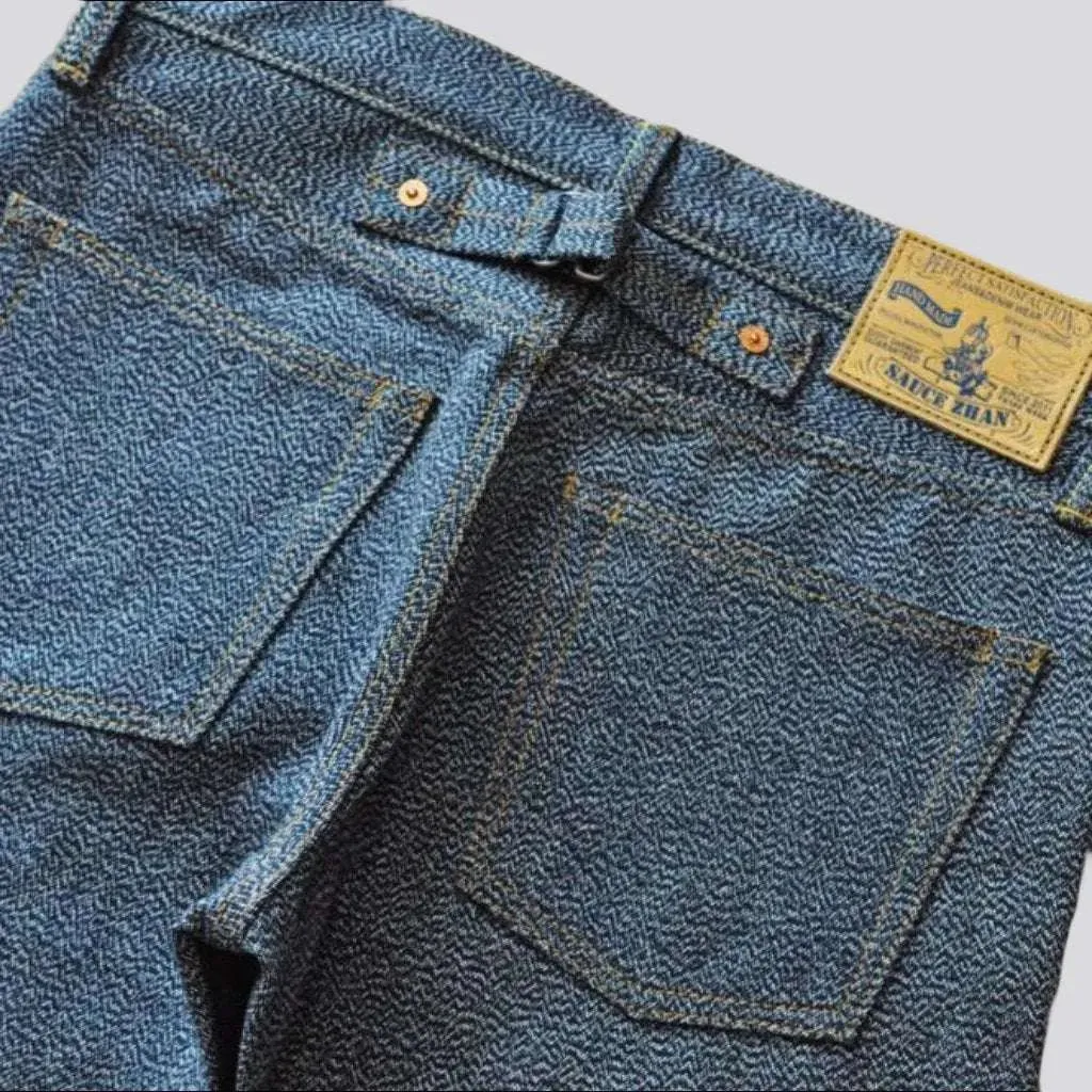 Straight high-quality men's selvedge jeans