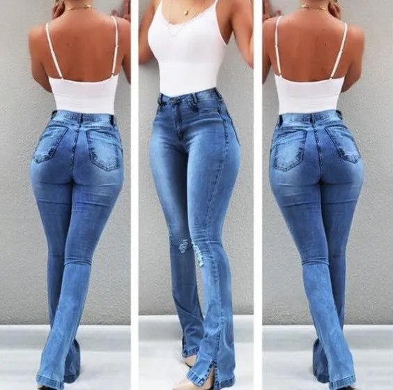 Stretch Flare Jeans