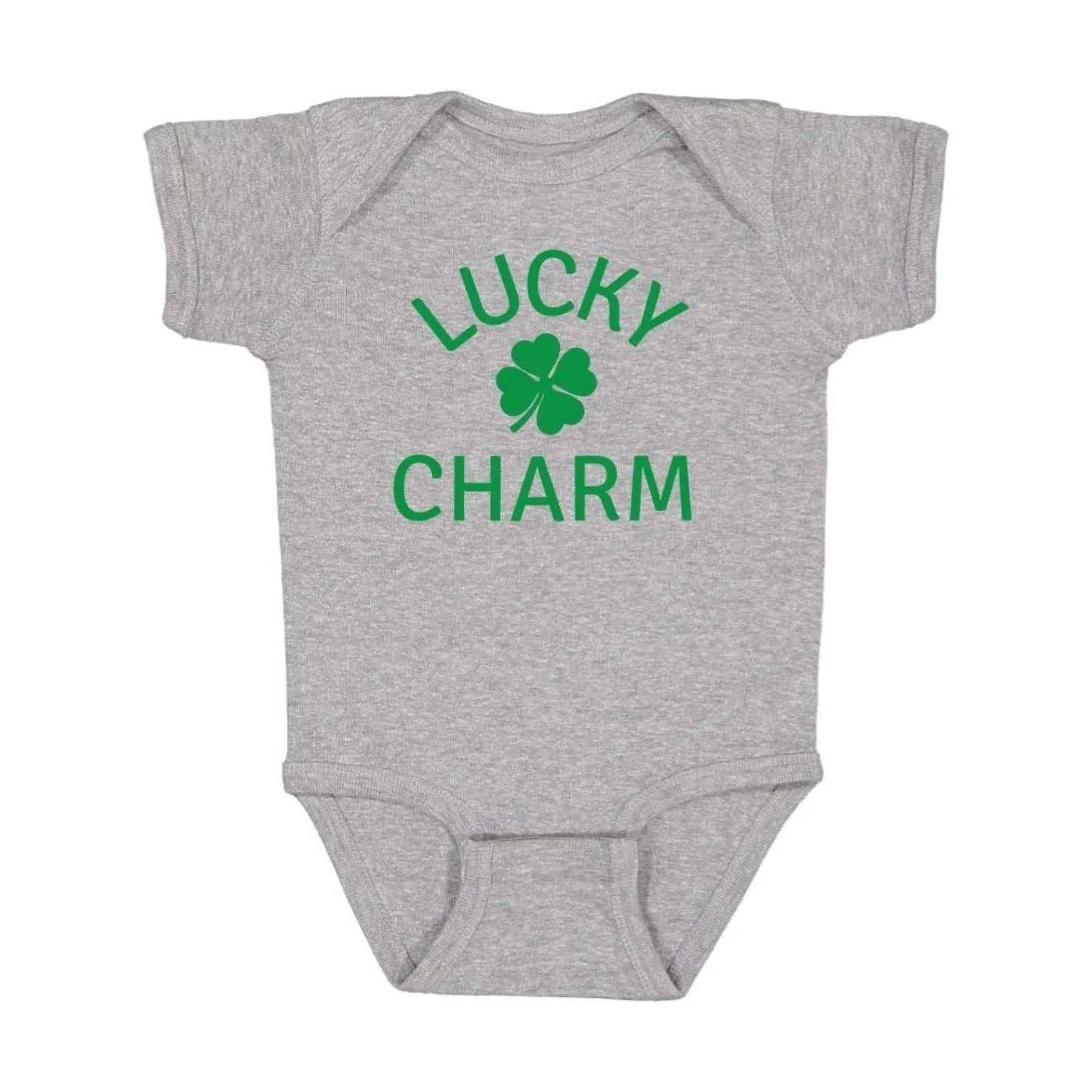 Sweet Wink Infant Boys Lucky Charm S/S Bodysuit In Gray