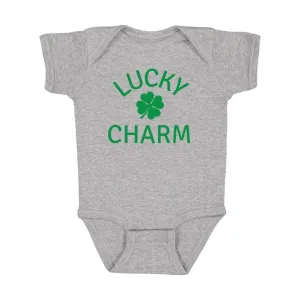 Sweet Wink Infant Boys Lucky Charm S/S Bodysuit In Gray