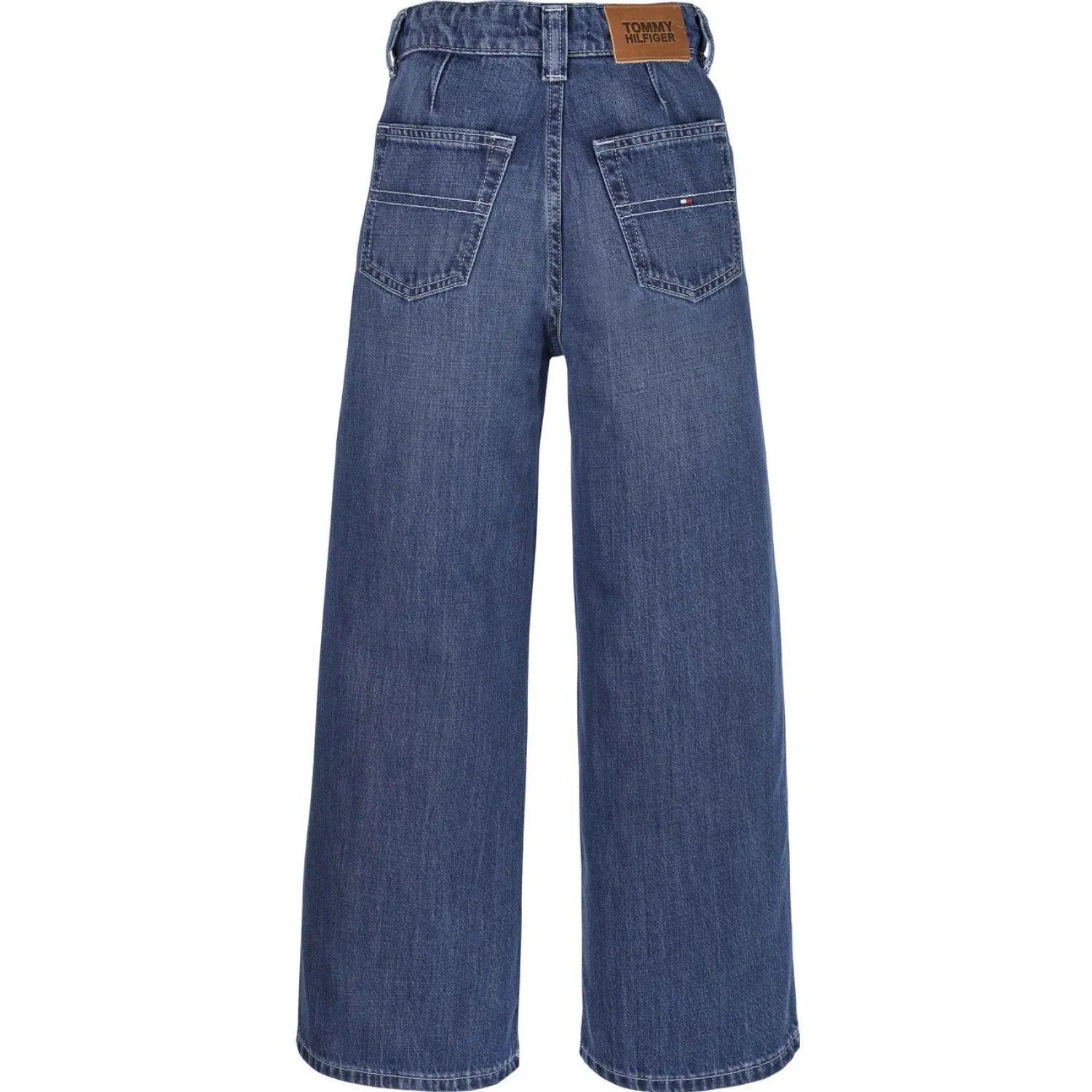 Tommy Hilfiger Darkusedlyocell Mabel Pleats Mid Blue Wash Jeans