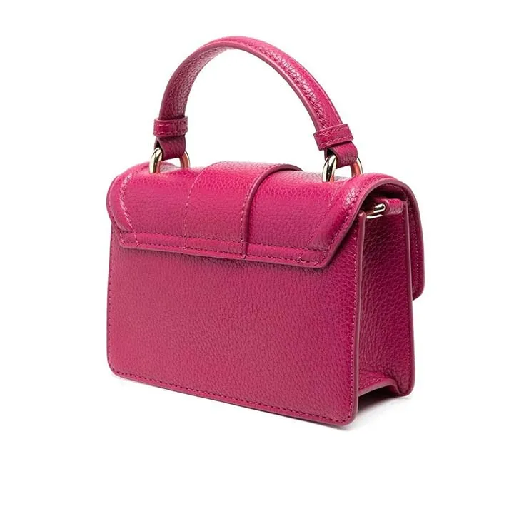 VERSACE JEANS COUTURE FUSHIA PRINTED BAG