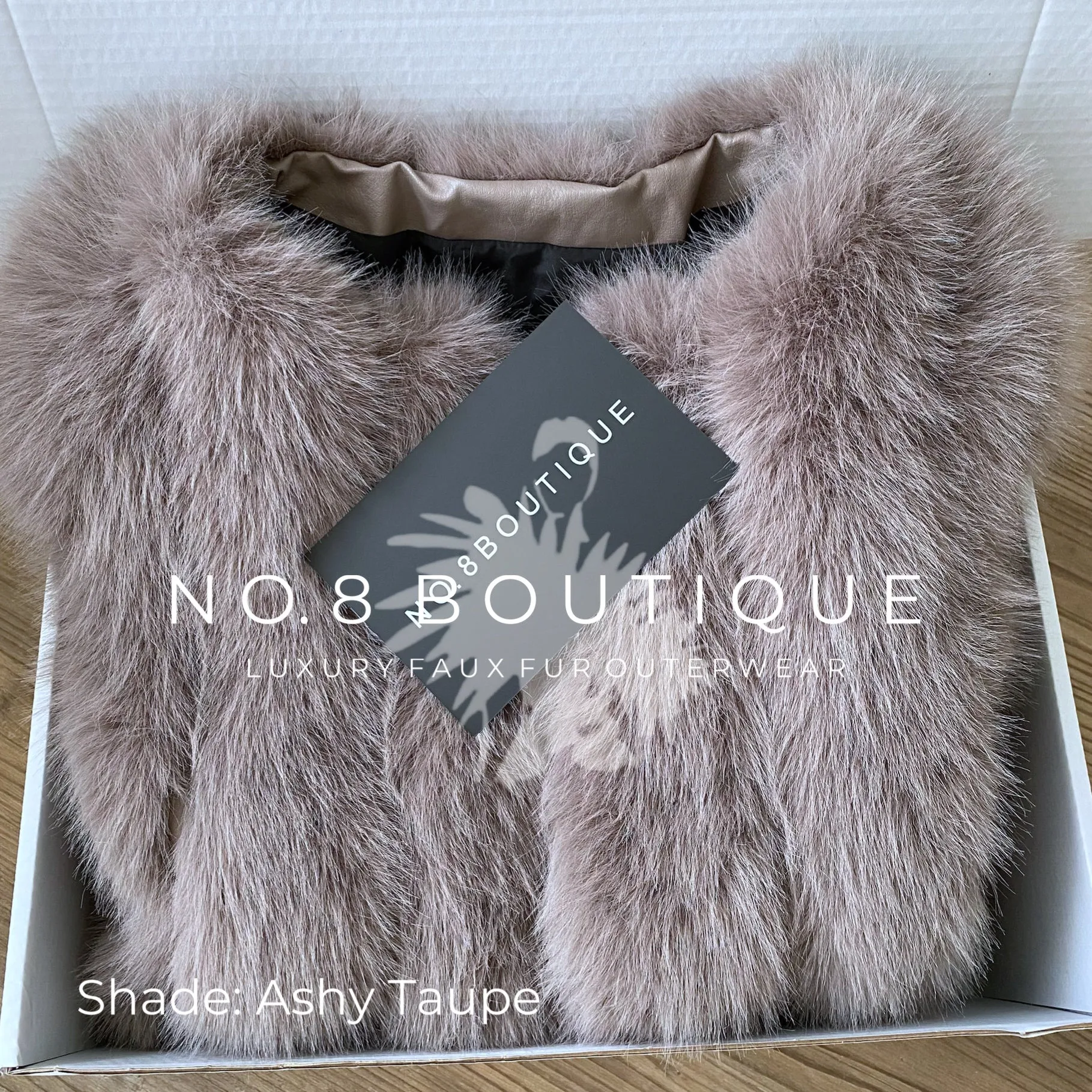 Vienna Straight Row Faux Fur Jacket