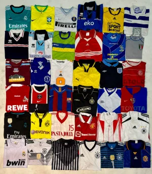 Vintage football Tshirt 36 pieces