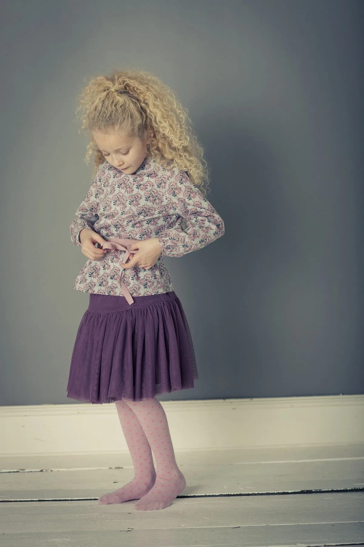 Wheat Soft Pink Tulle Girls Skirt