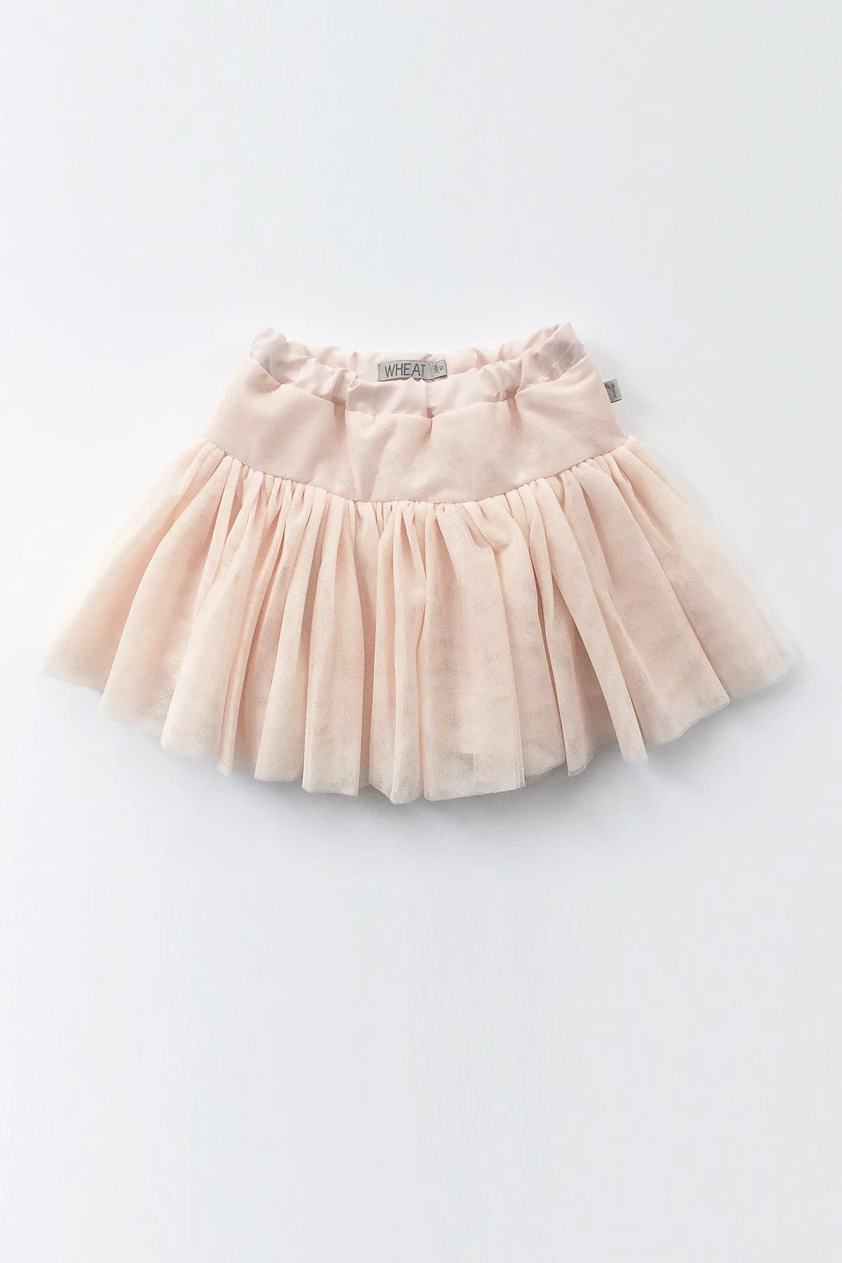 Wheat Soft Pink Tulle Girls Skirt