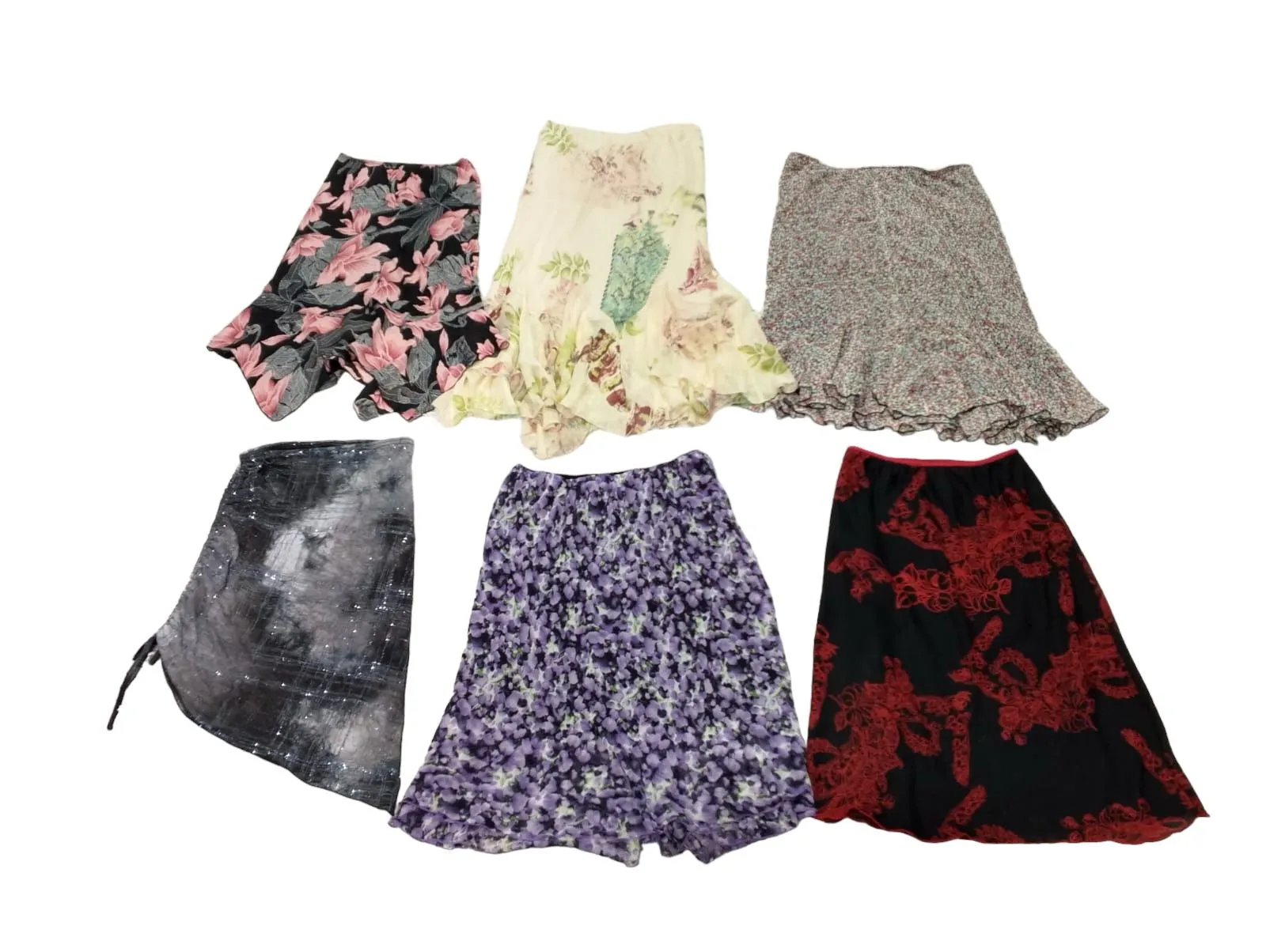 Y2K 2024 - Y2K Floral Skirts - 15 pcs