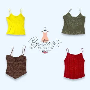 Y2K Aesthetic Cami Tops - 10 pieces ( BC-86 )