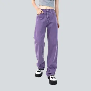 Y2k color jeans
 for women